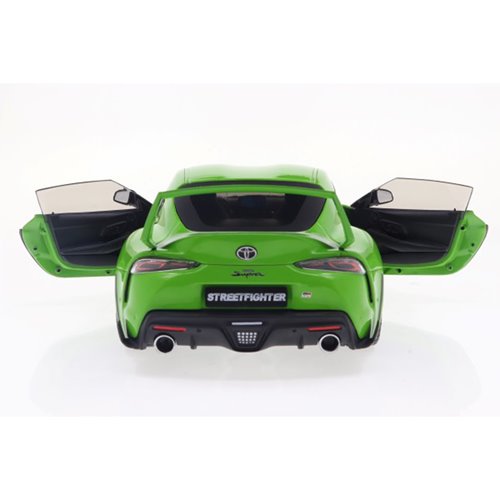 2023 Toyota GR Supra Streetfighter Edition Bright Green 1:18 Scale Die-Cast Metal Vehicle