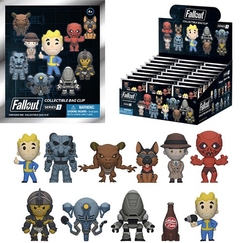 Fallout 3D Foam Bag Clip Display Case of 24