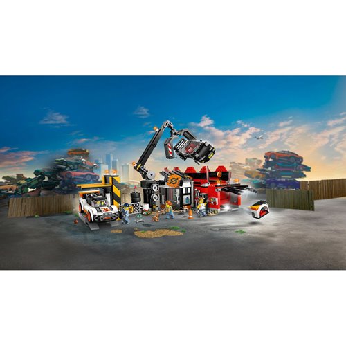 LEGO City 60472 Scrapyard with Cars
