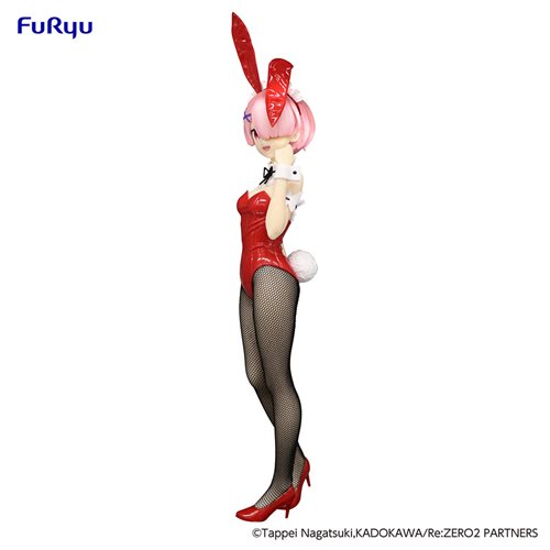 Re:Zero - Starting Life in Another World Rem Red Version with Pink Hair BiCute Bunnies 1:4 Scale Sta