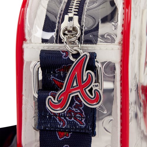 MLB Atlanta Braves Clear Crossbody Bag