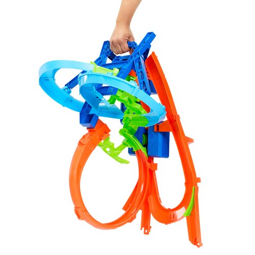 Hot Wheels Stunt Tracks Mid-Air Crash Track Set