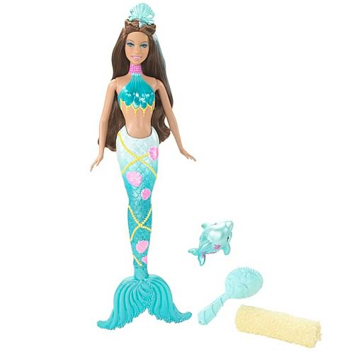 Splash and Style Mermaid Barbie Doll (Blue)