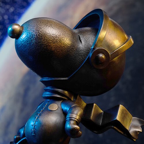 Peanuts Snoopy: First Beagle on the Moon Limited Edition Bronze Statue