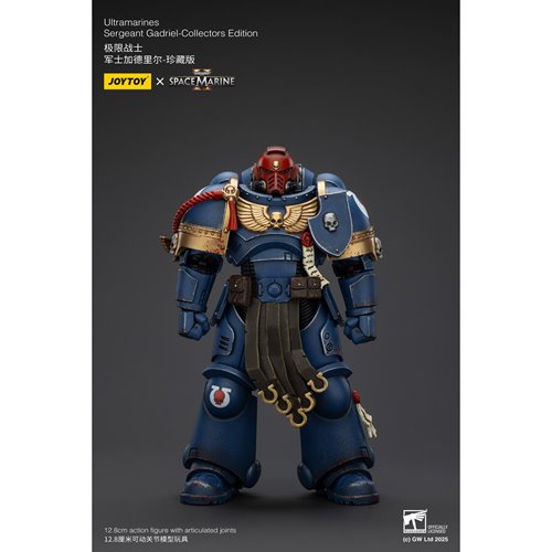 Joy Toy Warhammer Space Marine II Ultramarines Sergeant Gadriel Collectors Edition 1:18 Scale Action
