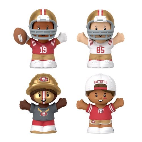 NFL San Fransisco 49ers Little People Collector Figure Set