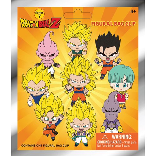 ドラゴンボールz パート3トレーディングコレクション　7パック　未開封 Dragon Ball Z Series 7 3D Foam Bag Clip Display Case of 24