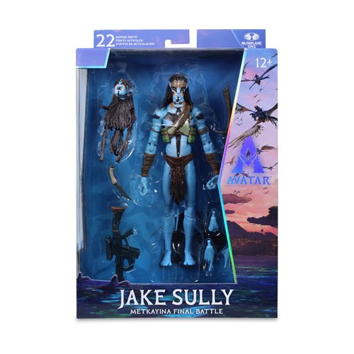 Avatar: Fire and Ash McFarlane Collector Edition Jake Sully Metkayina Final Battle 7-Inch Scale Acti