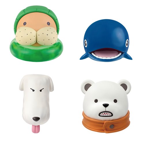 One Piece Head Magnet Animals Ichibansho Zakka Magnet Blind Box Case of 6