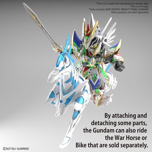 SD Gundam World Heroes Knight Strike Gundam Model Kit