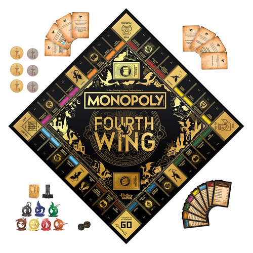 Fourth Wing Edition Monopoly Board Game