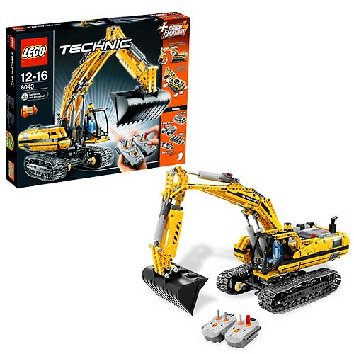 zij is verlichten hersenen LEGO Technic 8043 Motorized Excavator - Entertainment Earth