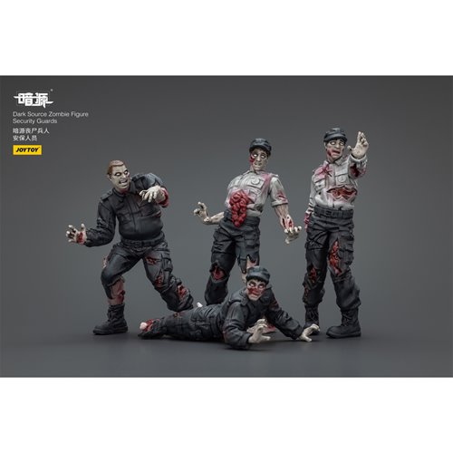 Joy Toy Dark Source Zombie Security Guard 1:25 Scale Action Figure