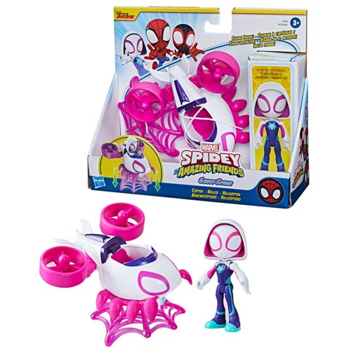 Spidey and His Amazing Friends Ghost Spider Copter Set