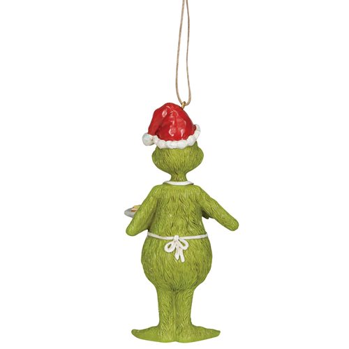 Dr. Seuss The Grinch in Apron with Cookies by Jim Shore Holiday Ornament