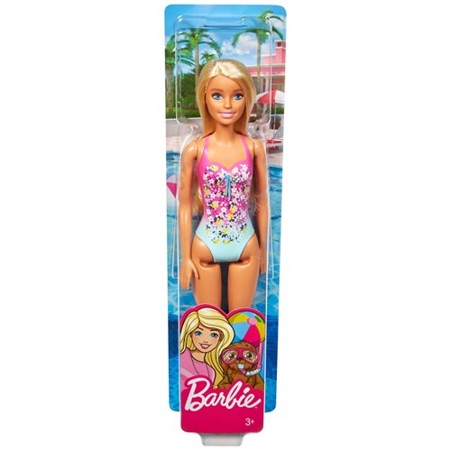 Barbie Beach Doll with Pink Suit