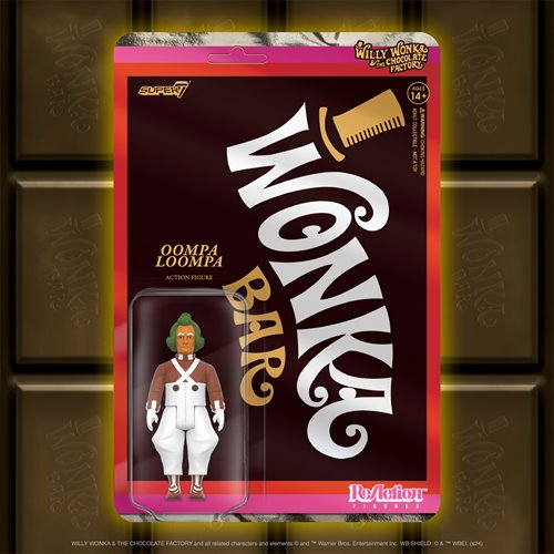 Willy Wonka and the Chocolate Factory Oompa Loompa 3 3/4-Inch ReAction Figure