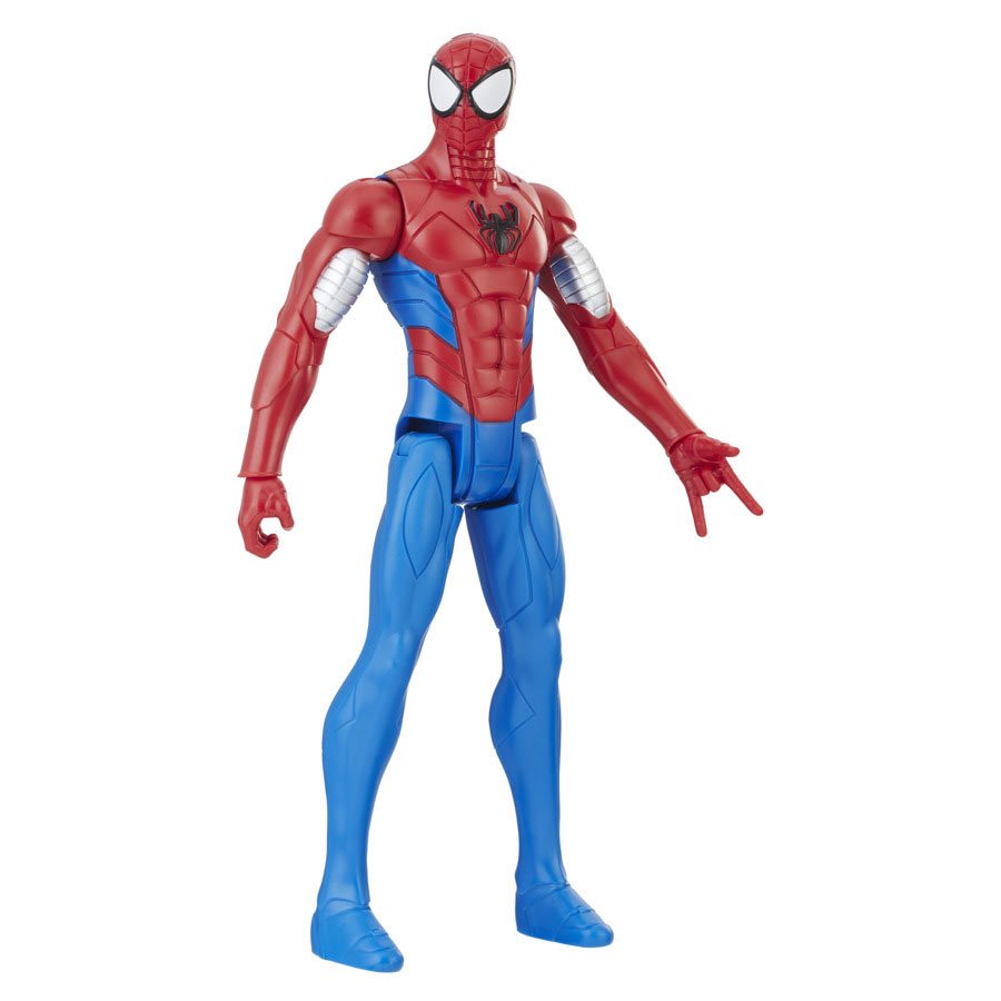 Spider-Man Titan Hero Series Web Warriors Armored Spider-Man 12-Inch ...