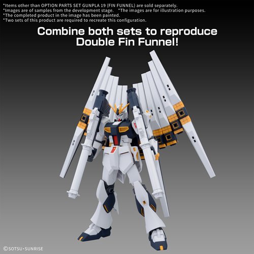 Mobile Suit Gundam: Char's Counterattack Option Parts Set Gunpla 19 Fin Funnel Entry Grade 1:144 Sca