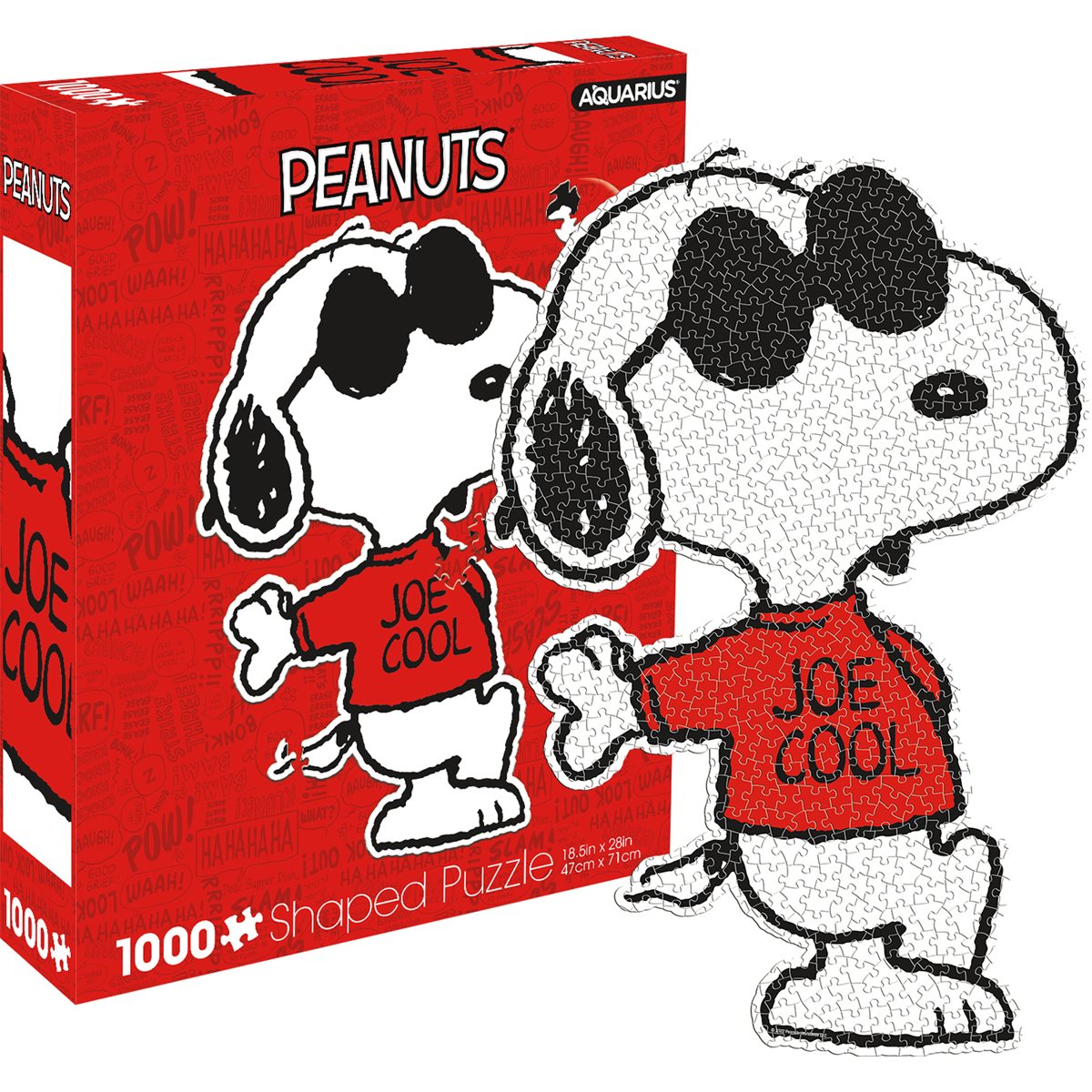 Adolescencia Moderador Dependencia Peanuts Joe Cool Shaped 1,000-Piece Puzzle