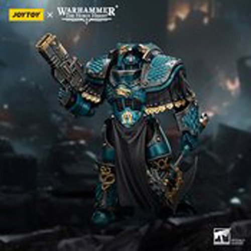 Joy Toy Warhammer The Horus Heresy Alpha Legion Lernaean Terminator with Volkite Charger 1:18 Scale