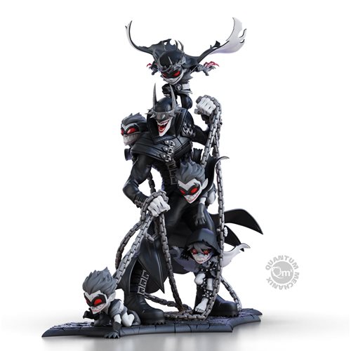 The Batman Who Laughs Black and White Q-Master Statue - Entertainment Earth Exclusive