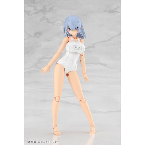 Frame Arms Girl Mizuki (School Swimsuits White Version) Model Kit