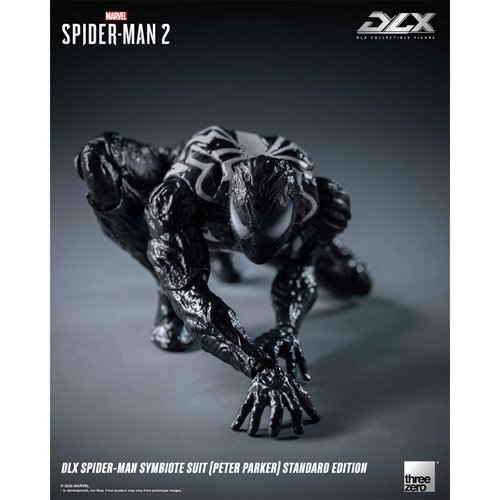 Marvel Spider-Man 2 Spider-Man Symbiote Suit Peter Parker Standard Edition DLX Action Figure