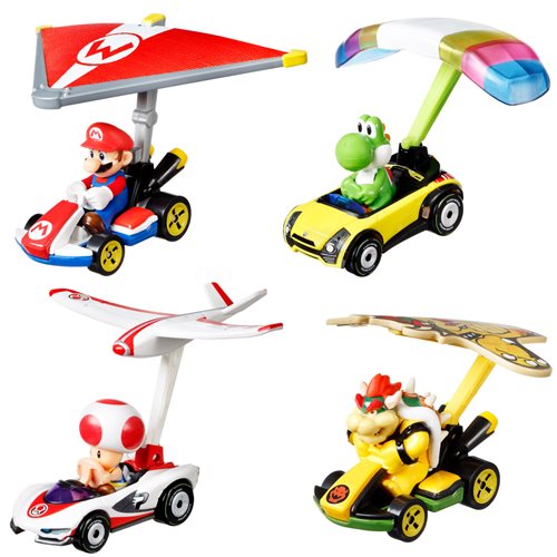 Mario Kart Hot Wheels Gliders Mix 1 2021 Vehicle Case