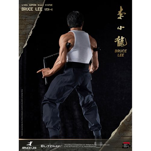 Bruce Lee Tribute Ver. 4 Superb 1:4 Scale Hybrid Type Statue
