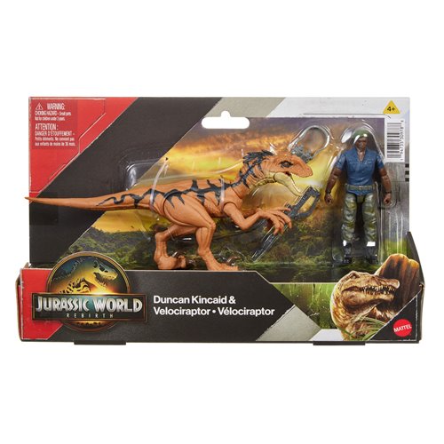 Jurassic World Rebirth Figure and Dinosaur Action Figure 2-Pack Mix B Case of 3