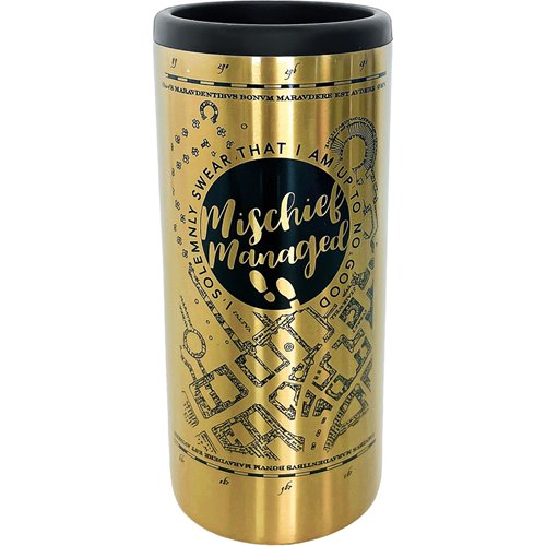Harry Potter Mischief Managed Stainless Steel Slim Can Cooler