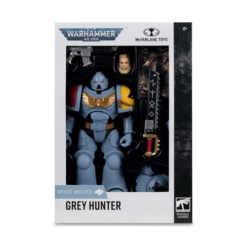 Warhammer 40,000 Wave 12 Grey Hunter Space Wolves 7-Inch Scale Action Figure