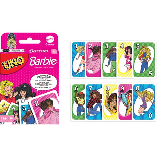 UNO Barbie Card Game
