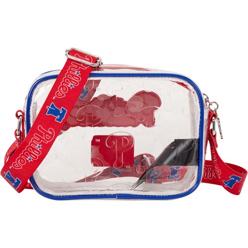 MLB Philadelphia Phillies Clear Crossbody Bag