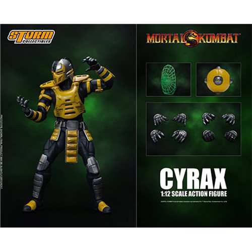 Mortal Kombat Cyrax 1:12 Scale Action Figure