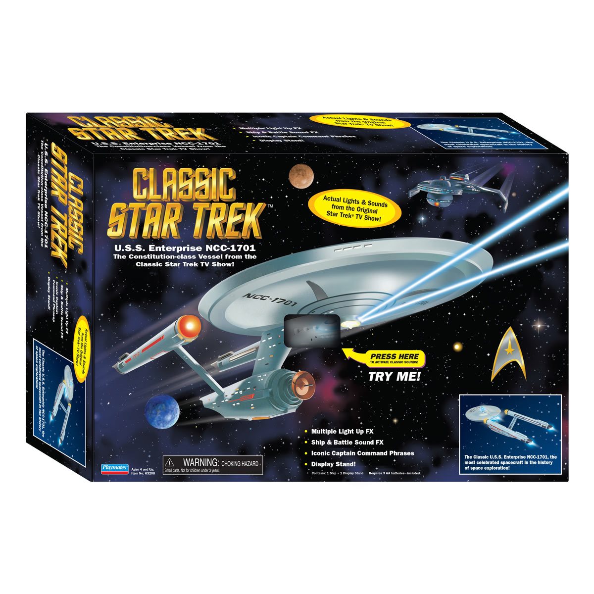 Star Trek Original Series USS Enterprise NCC-1701 Ship 