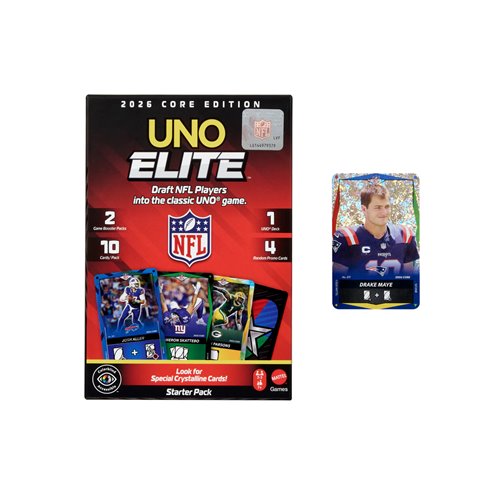 UNO Elite NFL 2026 Core Edition Starter Pack Card Game