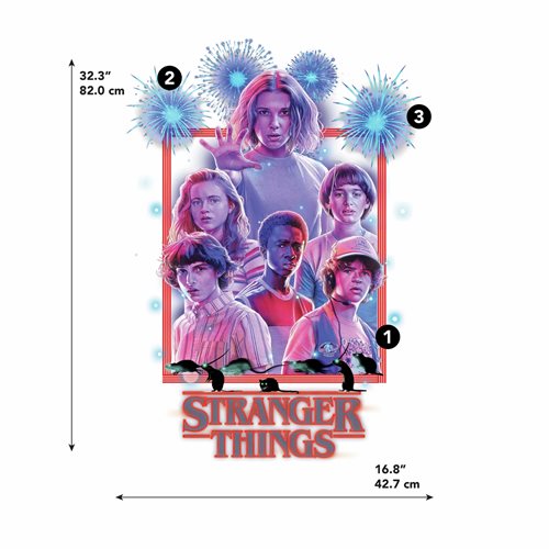 Stranger Things Peel and Stick Giant Wall Decals