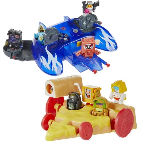 Transformers BotBots Ruckus Rally Series 6 Ruckus Racer Racer-Roni and Outta Controller Vehicles
