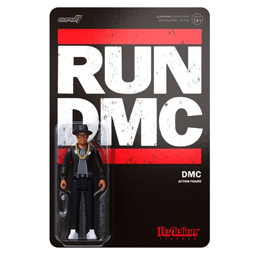 Run DMC Darryl McDaniels (All Black) 3 3/4-Inch ReAction Figure