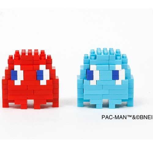 Pac-Man Blinky and Inky Nanoblock Constructible Figure