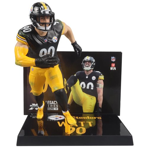 NFL SportsPicks 2024 Wave 2 Pittsburgh Steelers TJ Watt 7-Inch Scale Posed Figure