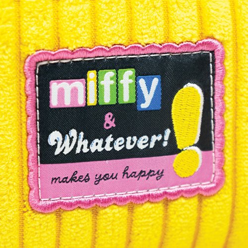 Miffy Corduroy Bagette Crossbody Bag with Bag Charm