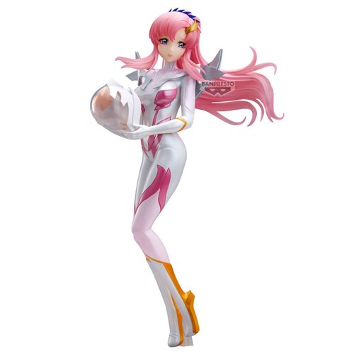 Mobile Suit Gundam Seed Freedom Lacus Clyne Pilot Suit Pearl Version Glitter and Glamours Statue