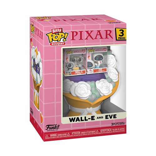 Wall-E Valentines Bitty Pop! Mini-Figure Bouquet