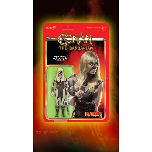 Conan the Barbarian Valeria (War Paint) 3 3/4-Inch ReAction Figure