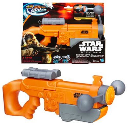 Star Wars Chewbacca Bowcaster Super Soaker Water Blaster Toy Nerf 