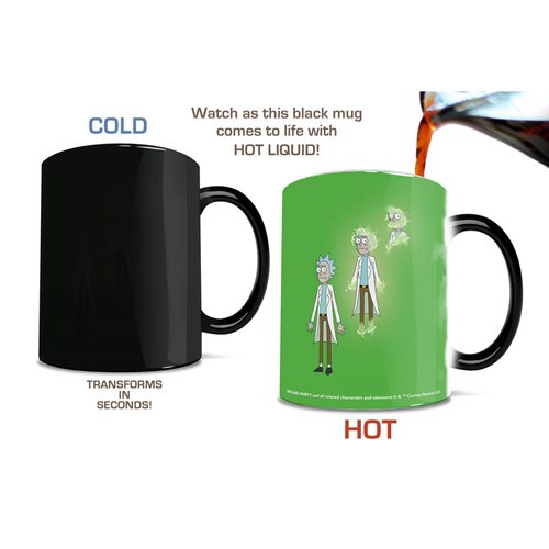 Rick and Morty Rick Heat-Sensitive Morphing Mug