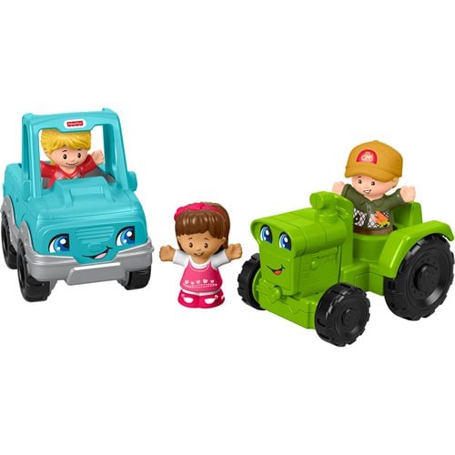 Fisher-Price Little People Community Helpers Figure and Vehicle Gift Set Case of 4